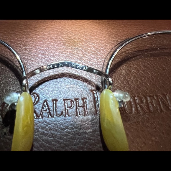 Vintage Polo Ralph Lauren 14KT Gold Filled Rimless Frames - Picture 4 of 13